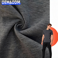 Tissu polaire en jersey simple filé fiable et bon marché avec membrane 100% polyester pour manches longues