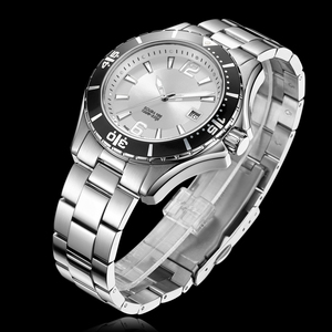 Nuovo Arrivo OEM Orologio da Immersione di Lusso con Lunetta in Alluminio Verde Cassa in Acciaio Inossidabile Quadrante Super Luminoso Orologio da Uomo di Design - Product Image 2