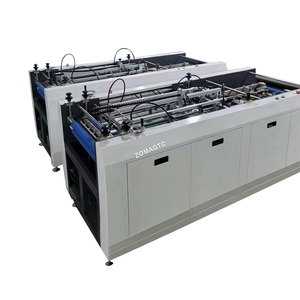 Máquina Automática de Alta Precisión Computarizada con PLC para el Plegado de Cuatro Lados y la Formación de Alimentos para la Producción de Tapas Duras 20-30 piezas/min - Product Image 1