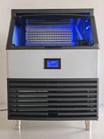 Machine à glaçons commerciale BSNOW avec PLC et moteur, capacité de stockage de 40 kg, machine à glaçons automatique en cubes, 110 V 530 W pour bars et cafés