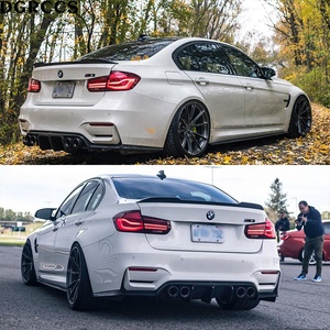 For 3 Series F30 F35&M3 F80 Sedan CS Style Carbon Fiber <b>Rear</b> <b>Spoiler</b> Trunk Wing 2011-2019 Carbon Fiber - Product Image 3