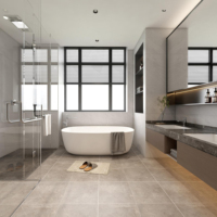 Diseño de Casa de Arquitectura 3D Posmoderna para Dormitorio, Diseño de Suite Estándar, Planos CAD de Construcción, Consultar Antes del Pago