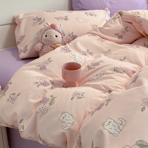 Sinh Thái Thân Thiện Với Đám Mây Bốn Mảnh Tấm Ga Giường Vải Cho Chăn Bông Bông Hoa Mô Hình Comforter Thiết Kế Bộ Đồ Giường Sang Trọng Thiết Lập - Product Image 6