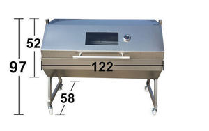 Griglia a Carbone Motorizzata da Esterno Spartan Spit Roaster con Coperchio per Barbecue - Vendita Diretta dalla Fabbrica - Product Image 2