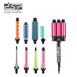 Dsp Professional 3 Barrel Curling Iron 1.25 In Adjustable Heat Settings For Women Hair Styling - Product Image 4