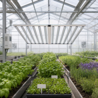 Kruiden, bladgroenten, fruit, bloemen, IP65 gecertificeerde 1300W opvouwbare driekanaals full spectrum kweeklamp voor commerciële kwekers