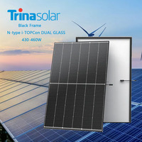 Trina Panneau solaire TSM-NEG9R.28 430W 440W 450W 460W Panneau solaire bifacial à double verre de type N Panneau photovoltaïque Trina