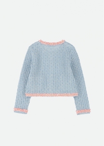 Conjunto de Ropa Infantil Personalizado para Niñas, Conjunto de Ropa de Invierno de 2 Piezas, Cárdigan con Falda Lápiz - Product Image 3