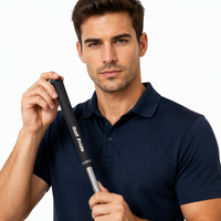 Poignées de golf en caoutchouc naturel de qualité supérieure pour clubs de golf, motif texturé classique, écologiques, imperméables pour un contrôle amélioré
