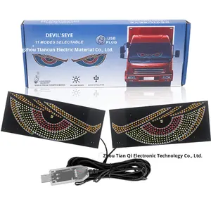 Luce di Avvertimento LED Dinamica Occhio del Diavolo <span class=keywords><strong>XL</strong></span> 1W per Camion e Veicoli da Carico, Adattamento Universale 5V - Product Image 1
