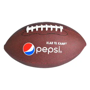 American football cheap price custom printed rugby PVC with basketball dot football training