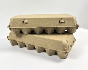 天然ブラウンパルプ卵用18個卵ボックス鶏卵用工場直販 - Product Image 6