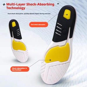 Semelles intérieures en mousse <span class=keywords><strong>pour</strong></span> hommes et femmes, ajustables, hautement élastiques, absorbant les chocs, respirantes, absorbant la transpiration, <span class=keywords><strong>pour</strong></span> le basketball et la course à pied - Product Image 3