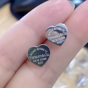 Orecchini iniziali personalizzati <span class=keywords><strong>con</strong></span> <span class=keywords><strong>nome</strong></span> personalizzato a forma di cuore gioielli da donna in <span class=keywords><strong>argento</strong></span> 925 - Product Image 2