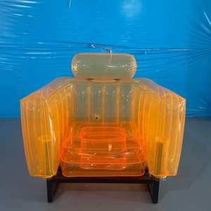 Customizable Folding <b>Inflatable</b> <b>Sofa</b> Chair TPU Puncture Resistant Outdoor Camping <b>Inflatable</b> Chair - Product Image 4