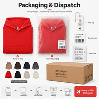 Sweat-shirt à capuche super lourd 500 GSM RTS, coupe ample à épaules tombantes, logo personnalisé, marque privée, pour hommes, vente en gros, tailles S-4XL, OEM