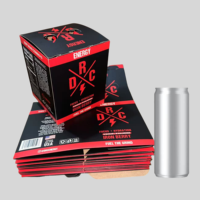 Boîte en papier avec poignée supérieure pour emballage de 12 canettes de bière, personnalisable en gros avec votre design et modèle gratuit, pour la vente en magasin