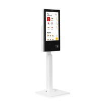 Solution de point de vente (PDV) à commande autonome Windows 11 Android 14 avec écran tactile capacitif 21,5 pouces, WiFi 6, SDK intégré, pour restaurants et kiosques de paiement