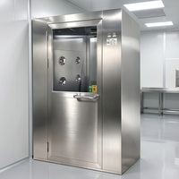 Cabine de douche à air en acier inoxydable avec système d'interverrouillage pour l'industrie pharmaceutique