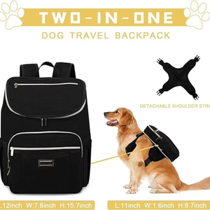 Sac à dos de voyage pour chien, échantillon gratuit, sacs de transport pour chien approuvés par les compagnies aériennes, fournitures pour chiot, sac à couches pour chiot, camping pour animaux de compagnie - Product Image 1