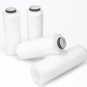 Cartucho de Filtro Plegado con Membrana de PTFE Hidrófoba de 0.2 Micras, Resistente a Químicos, para Filtración de Líquidos Agresivos - Product Image 4