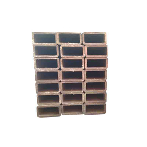 Xây dựng vật liệu xây dựng hình chữ nhật màu đen ống sắt mạ kẽm ống thép hình chữ nhật - Product Image 2