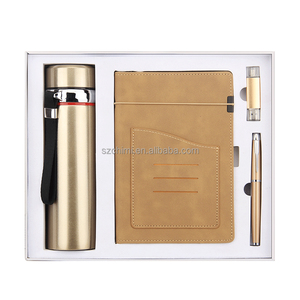 Artilugios de regalo de marca 2023, conjunto combinado de regalo 4 en 1, taza con aislamiento al vacío, bolígrafo usb, conjunto de regalo - Product Image 5