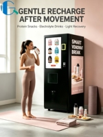Distributeur automatique de poudre protéinée en libre-service avec mélange automatique et connexion Wi-Fi Cloud pour le fitness