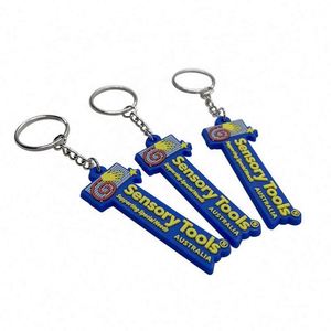New Design Custom Logo Silicone Keychain Soft PVC <b>Rubber</b> <b>Key</b> <b>Chain</b> for Promotion - Product Image 6