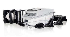 قطاعة خضروات يدوية متعددة الوظائف جديدة، قطاعة بصل، مقشرة بطاطس، قطاعة فواكه للمطبخ - Product Image 2