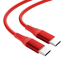 Cable de Datos Tipo-C a USB C de Carga Rápida para Accesorios de Teléfono Móvil, Proveedor de Fábrica