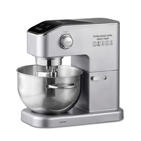 Batteur sur socle de cuisine avec boîtier métallique, machine à pâtisserie rétro, mélangeur alimentaire électrique domestique 800W, batteurs sur socle