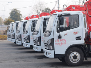 קומפקטית 1.5 טון 4 X2 מיני משאית רכוב עם בום טלסקופי הידראולי עבור הרמת אור עירונית - Product Image 5