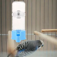 140ml distributeur d'eau automatique pour perroquet en plastique grande capacité accessoire de cage à oiseaux distributeur d'eau pour pigeons grives fournitures pour animaux de compagnie