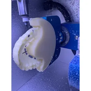 <span class=keywords><strong>CAD</strong></span> <span class=keywords><strong>CAM</strong></span> laboratorio dentale 5 assi fresatrice CNC per disco di cera in resina Zirconia - Product Image 5