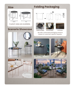 <span class=keywords><strong>Table</strong></span> pliante <span class=keywords><strong>Table</strong></span> d'appoint combinée Ark avec plateau <span class=keywords><strong>Table</strong></span> d'appoint porte-revues vintage - Product Image 6