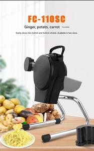 Picadora de Alimentos Comercial de Acero Inoxidable |   Cuchilla Antioxidante, Alimentación Continua para Puerro, Cebolla, Chile, Zanahoria - Product Image 6