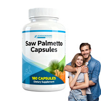 OEM ODM Personnalisé Gélules de Palmier Nain pour la Croissance Capillaire Adulte Hommes Femmes, Bloqueur Naturel du DHT, Soutien à la Fréquence Urinaire Normale, Complément Alimentaire