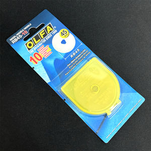 <span class=keywords><strong>OLFA</strong></span> RB45-10 papier découpé tissu cuir 45mm fraises rotatives 45mm lame rotative en acier au tungstène - Product Image 6