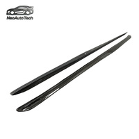 Nouvelles extensions de pare-chocs latéraux en fibre de carbone NeoAuto Tech W205 C63 style PSM à visser, avec vis incluses, pour Mercedes Classe C Sport