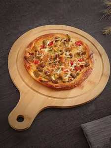 Planches <span class=keywords><strong>à</strong></span> <span class=keywords><strong>découper</strong></span> en bois de bambou de pin italien naturel avec poignée pour <span class=keywords><strong>pizza</strong></span> - Product Image 3