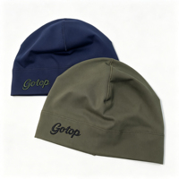 Bonnet de sport en tissu hautement élastique avec doublure polaire, chaud et respirant, idéal pour la gym, le cyclisme en extérieur et l'hiver