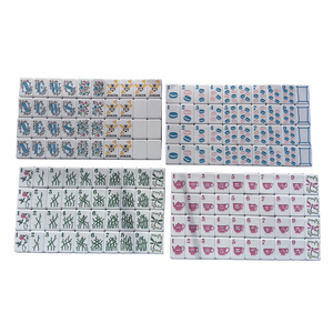 Jeu de Mahjong Américain en Acrylique, Tuiles de Mahjong Personnalisées, Jeu de Tuiles de Mahjong de Singapour, Japon, Malaisie, Coffrets Cadeaux Artisanaux - Product Image 6
