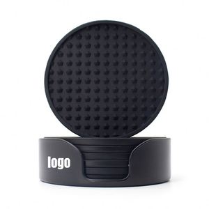 Lot de 6 sous-verres en silicone de style européen de qualité supérieure, antidérapants, épaissis, isolants anti-brûlure pour tasses à thé - Product Image 1