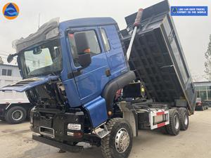 Camion benne lourd d'occasion Sinotruk Howo TX 380-430 ch 16 m³ 6x4 Diesel Norme d'émission Euro <span class=keywords><strong>2</strong></span> Boîte de vitesses Weichai AUSA FAST Gauche Arrière - Product Image 4