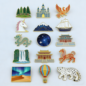 Épingles à revers en métal très vendues, badges d'anime, design personnalisé, épingles en émail dur de haute qualité, plaquées <span class=keywords><strong>or</strong></span> et <span class=keywords><strong>argent</strong></span>, pour cadeaux - Product Image 1