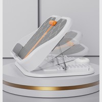 CHOOYOU Planche d'étirement inclinée en plastique à 9 niveaux réglables avec pédale, pour mollets et jambes, équipement de fitness
