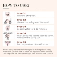 5 in 1 Harga Grosir Langsung 100% Ekstrak Herbal Alami Pembersih Vagina Wanita Vaginal Clean Point Yoni Detox Pearls