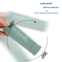 Bouteille d'eau en verre double paroi avec poignée tendance, design moderne, sangle personnalisable, pour usage professionnel, hommes, femmes, couples, usage quotidien