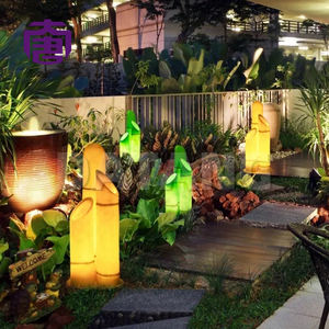 Luces LED 3D personalizadas con forma, material de resina transparente y fibra de vidrio, IP65, para jardín, césped, festivales, Navidad. - Product Image 5